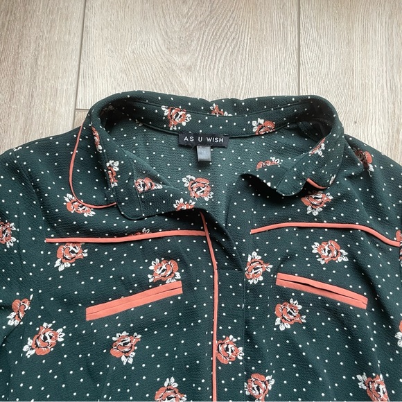 Western Floral Polka Dot Dress - Picture 5 of 5